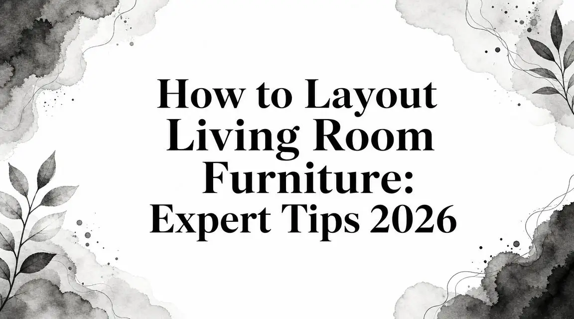 Expert tips for living room furniture layout in 2026.