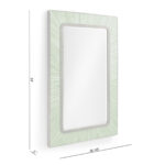verdure rectangular wall mirror
