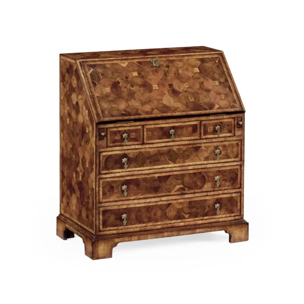 william & mary walnut & oyster bureau