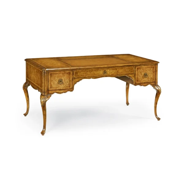 seaweed marquetry desk