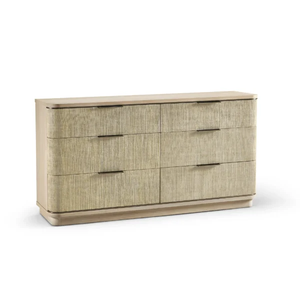 grasscloth dresser