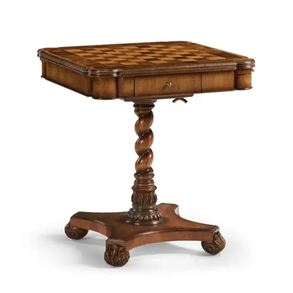 oyster veneer games table