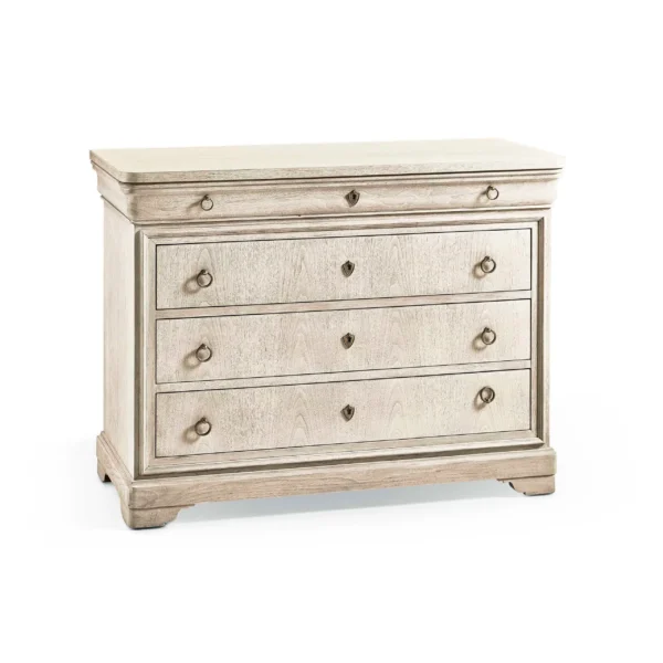 entropy louis phillipe drawer chest bleached walnut