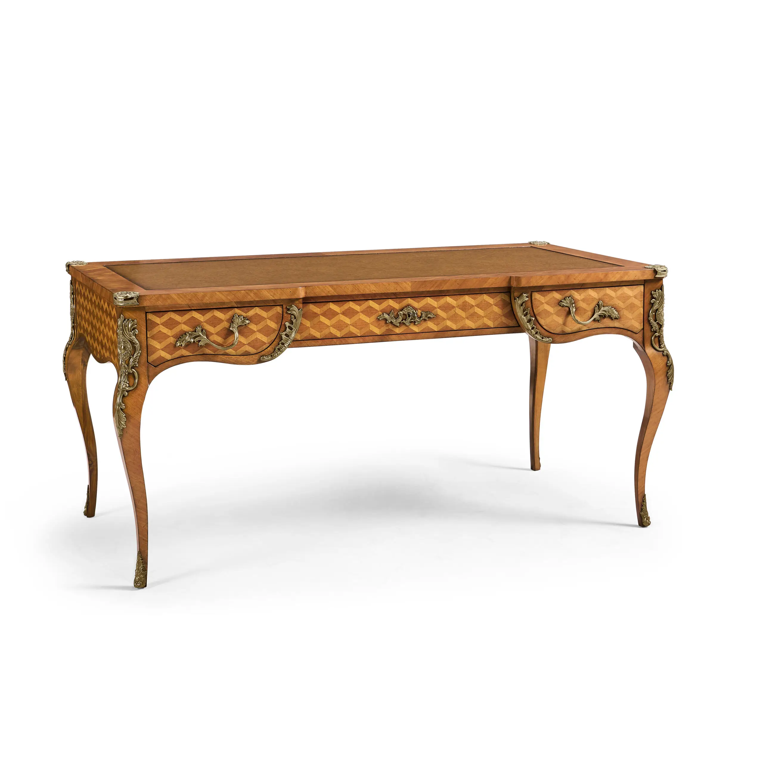 satinwood & marquetry bureau plat satinwood & marquetry bureau plat