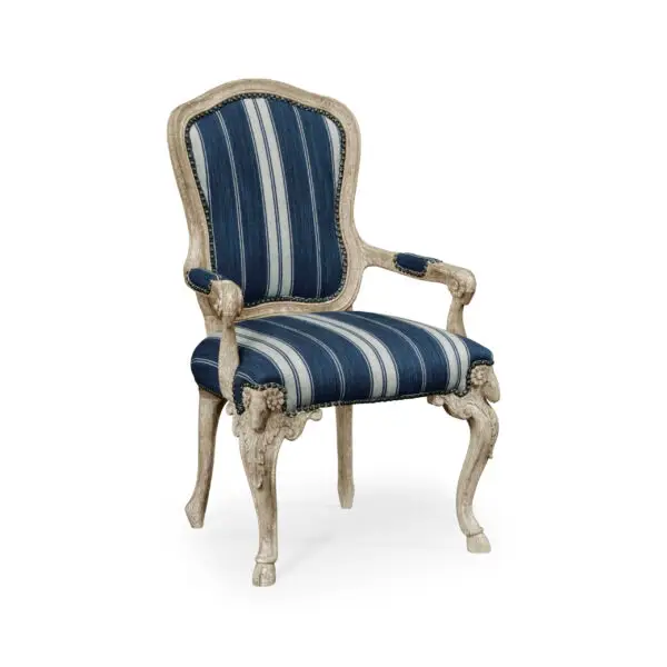 tarporley grey oak arm chair