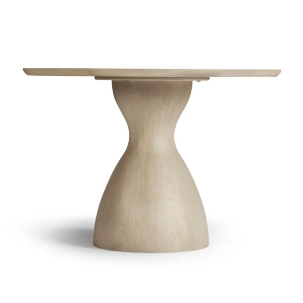 seamount oak pedestal table 44"