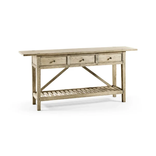 inclination rustic french console