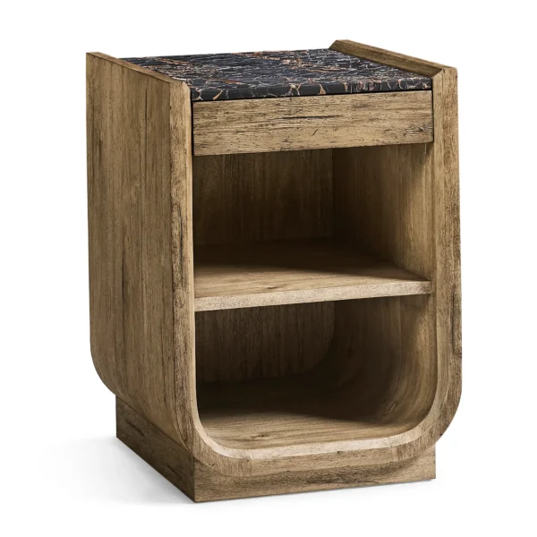 stone ridge narrow nightstand light