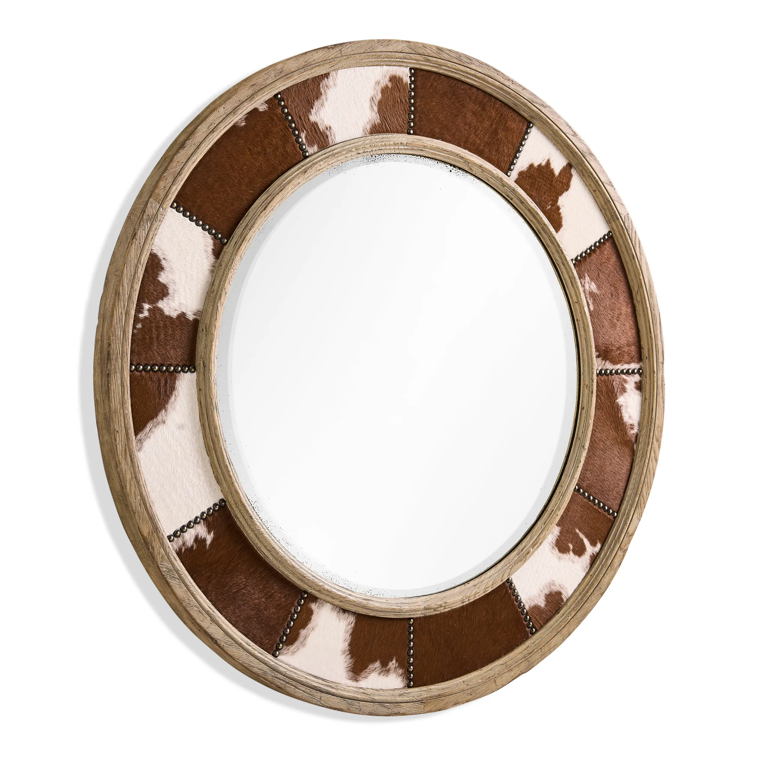 sagehill round hide mirror sagehill round hide mirror