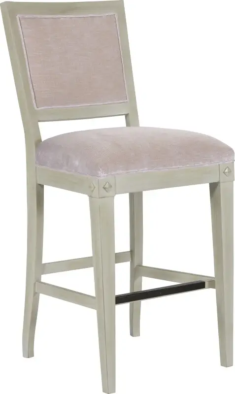 29de9ab99ef9c36c32d02140253559fd Trouvais Counter Stool with Upholstered Back - Image 1