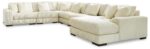 Lindyn 6-Piece Sectional with Chaise and Ottoman - Image 3