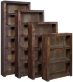 Contemporary Alder 84" Bookcase
