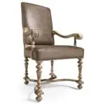 sagehill leather arm chair