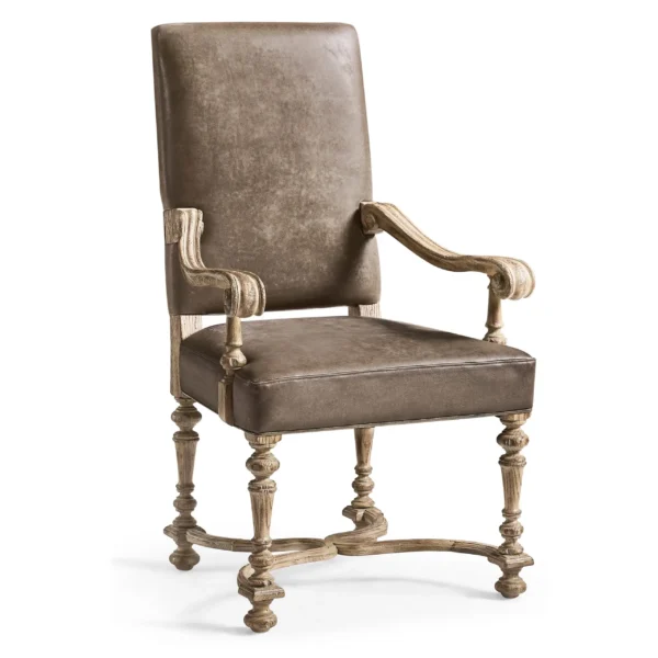 sagehill leather arm chair