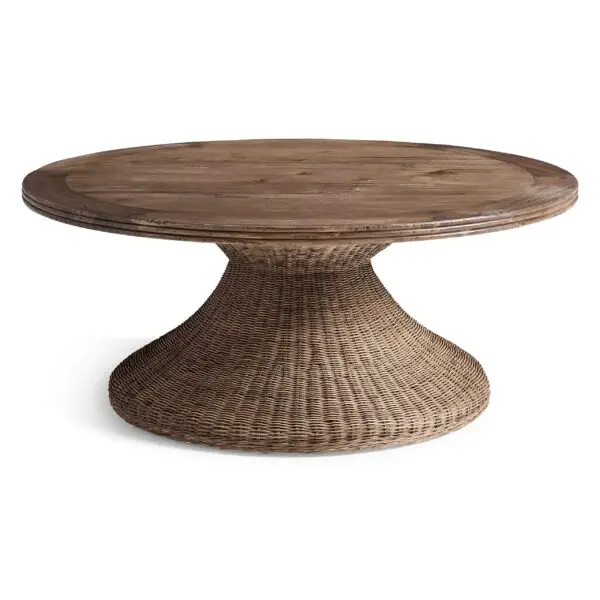 palm court rattan coffee table