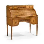 satinwood roll top desk