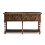 traditional tudor style dark oak buffet