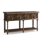 traditional tudor style dark oak buffet