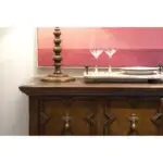 traditional tudor style dark oak buffet