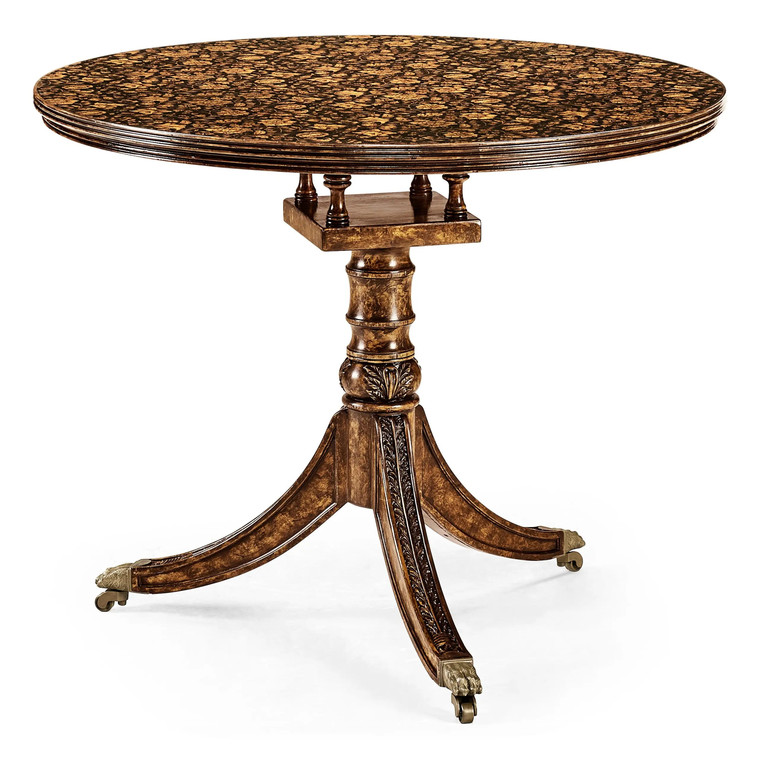 penwork style table (black) penwork style table (black)