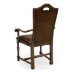 traditional high back arm chair