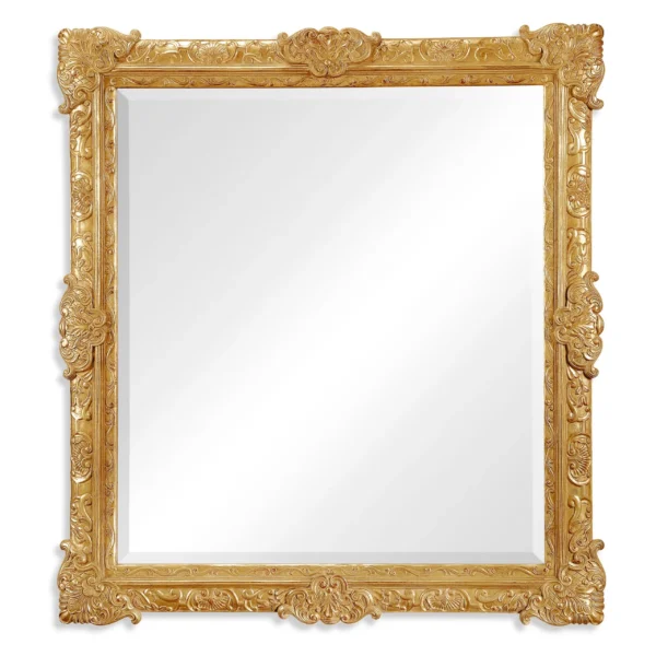 french style gilded grisaille mirror