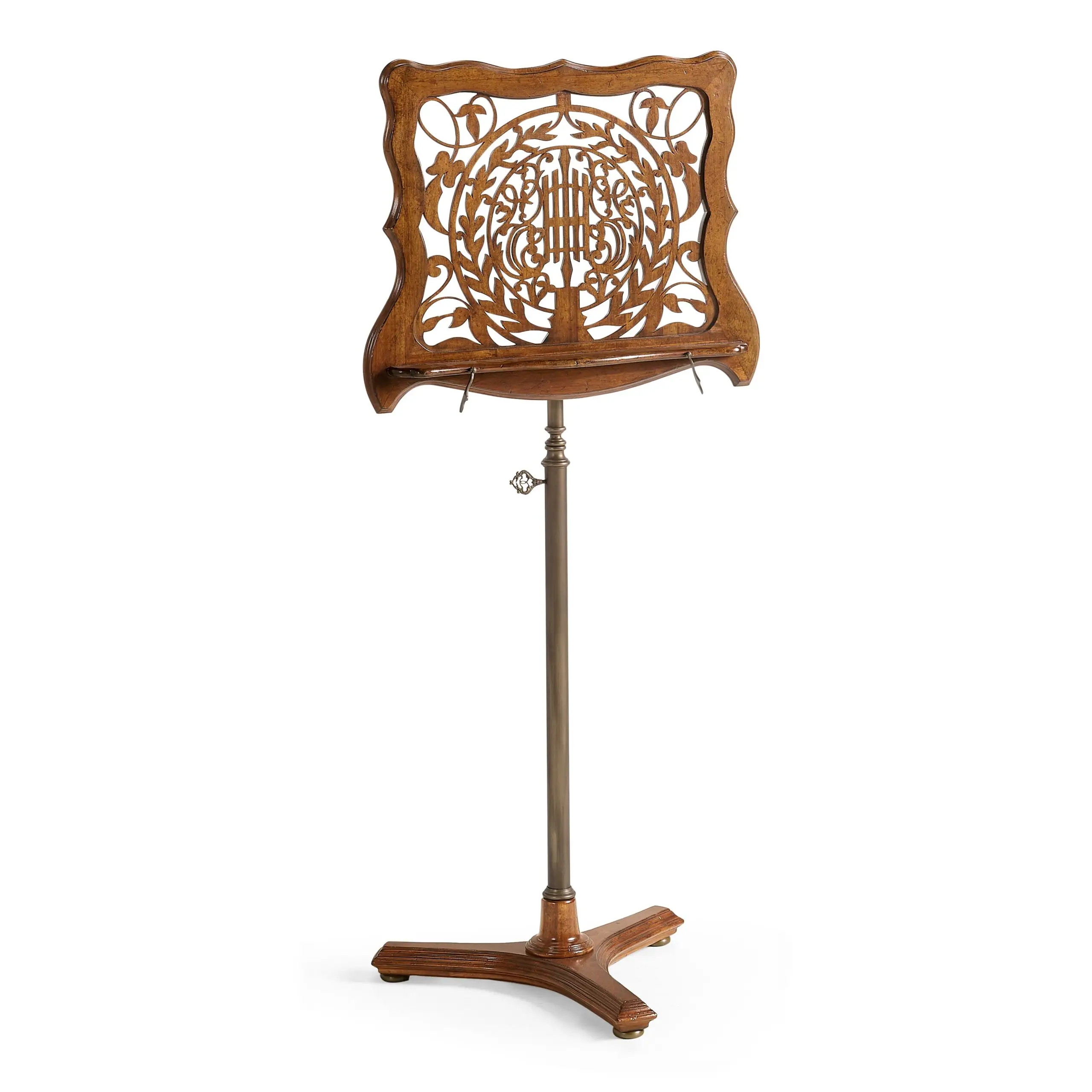 fretwork walnut adjustable music stand fretwork walnut adjustable music stand
