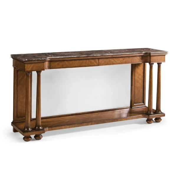 hattie mirrored console table