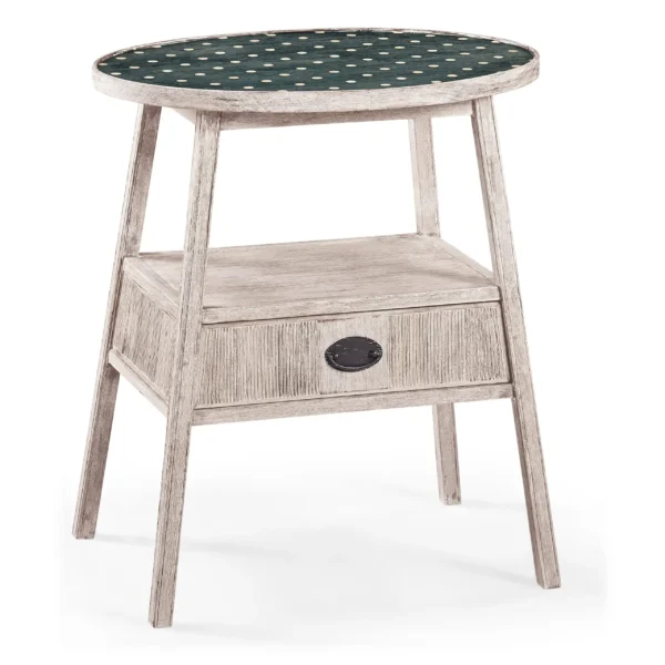 bywater washed acacia side table