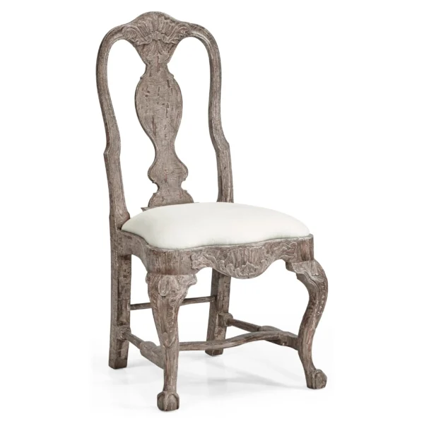 jacob country distressed dining chair