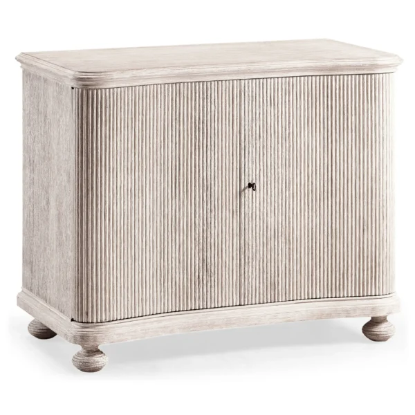 belleville washed acacia storage cabinet