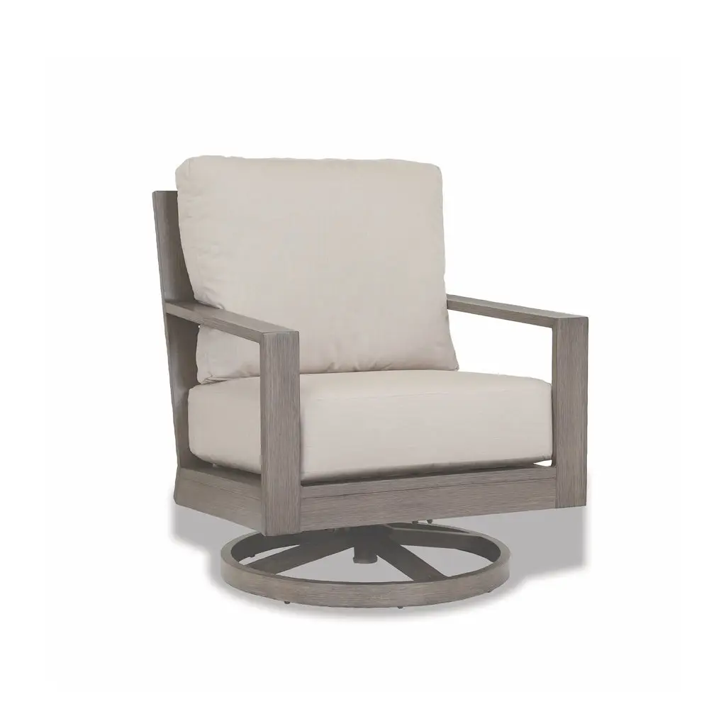 55519dbc7166d985e0365634c2888f34 Laguna Swivel Club Rocker in Canvas Flax, No Welt - Image 1