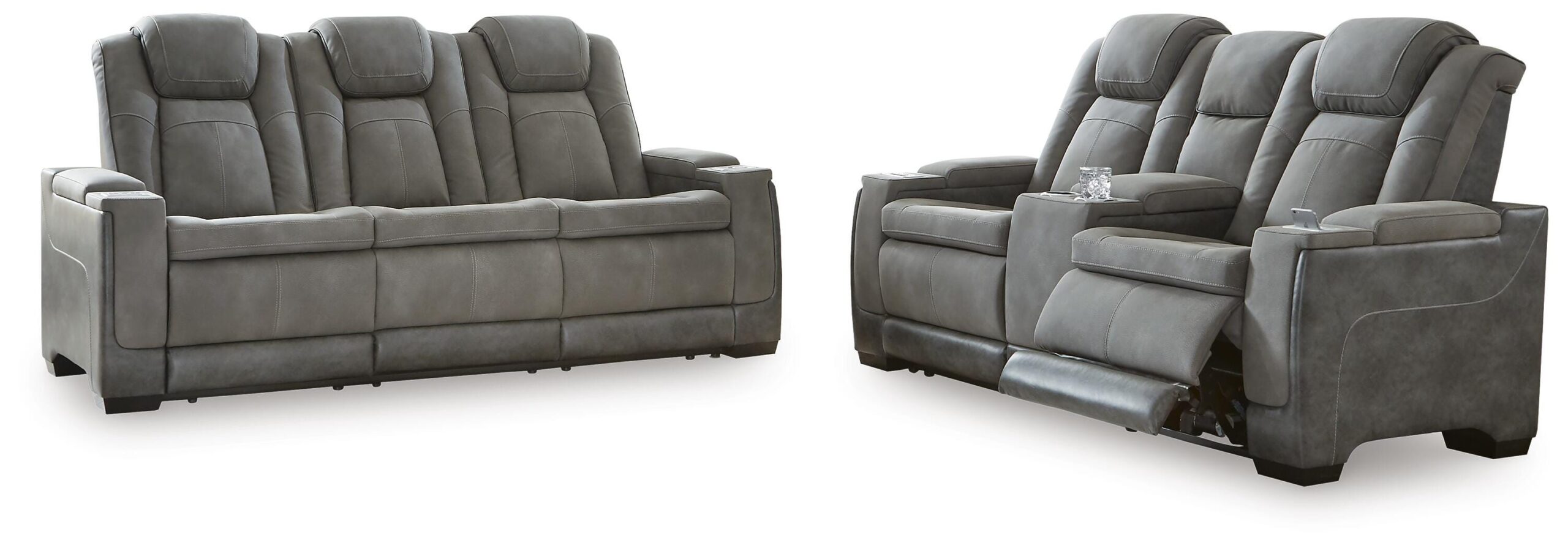 64ea5ffb3c9dce48ba66b6ef0e1563bb Next-Gen Durapella Power Reclining Sofa and Loveseat - Image 1