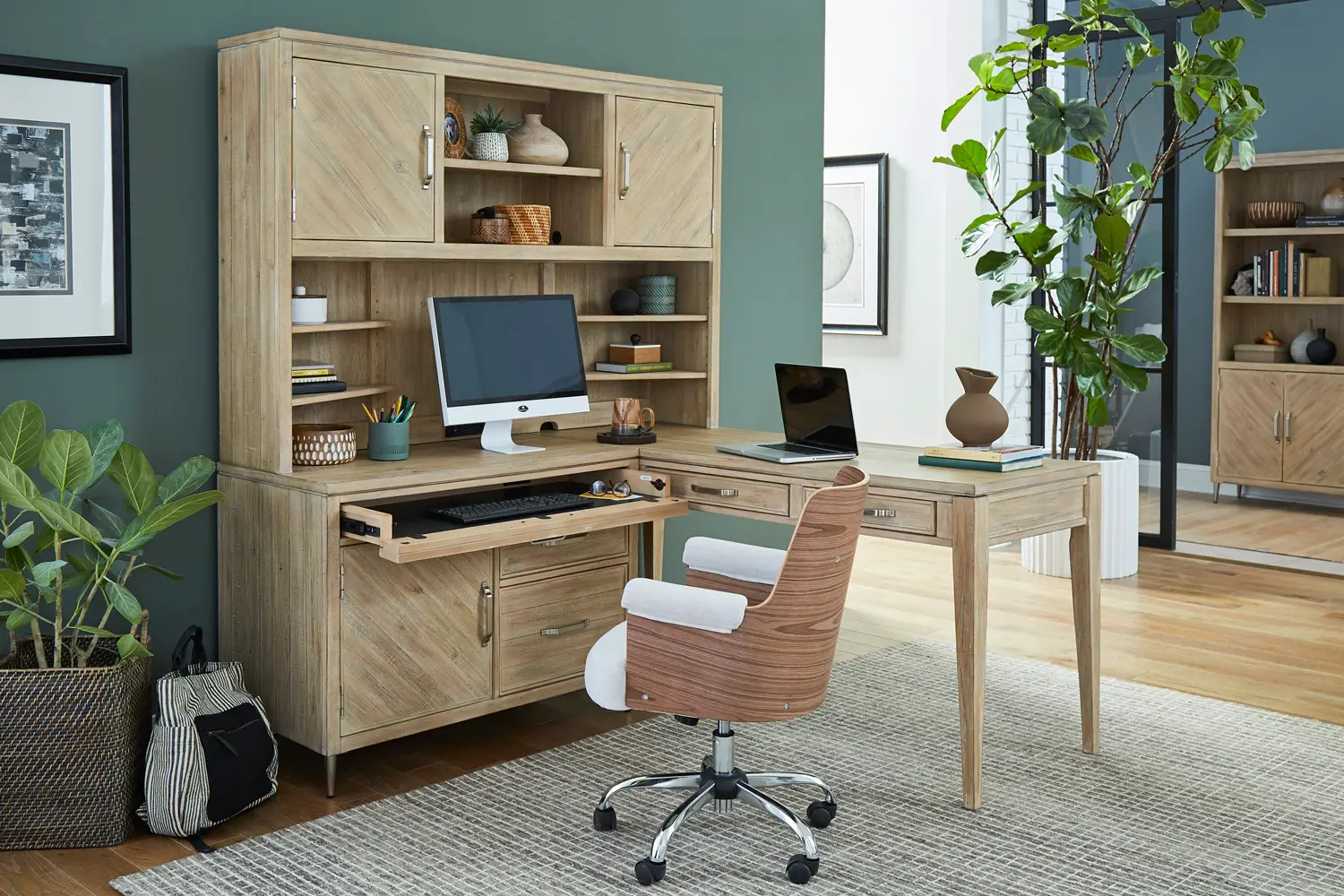 6fc7c8d337897f3ffdc64c11fee32d34 Maddox 68" Writing Desk - Image 1