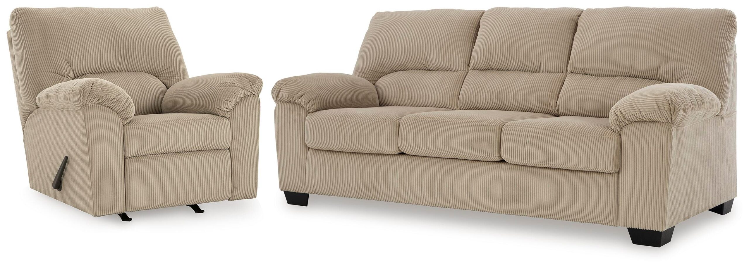 752621a173662dfad5c0372e87ad15c3 SimpleJoy Sofa and Recliner - Image 1