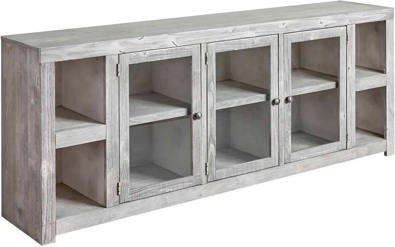 7e0a9301a7587ced147b068273569005 Avery Loft 84" Console W/ 3 Doors DY1263-GHT - Image 1