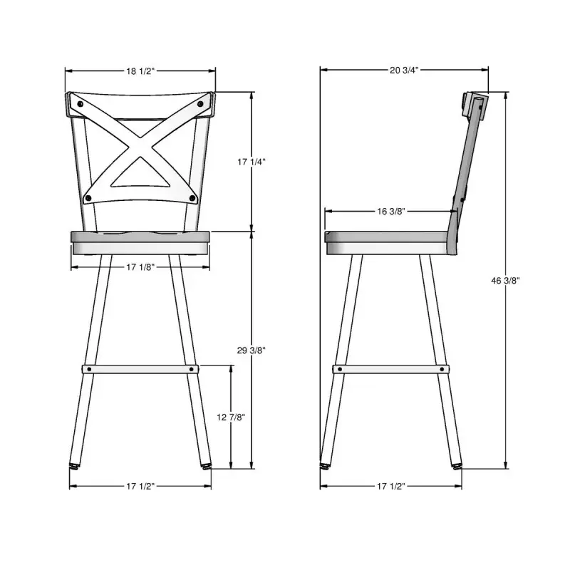 8f716621bc72259ffe9158400da72e4d Jasper Swivel stool 41229-30WE/1B2587 - Image 1
