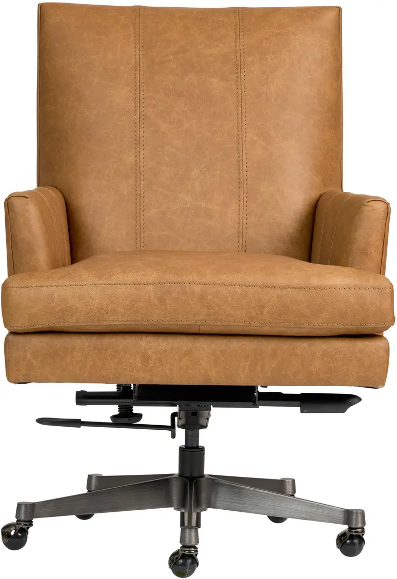 93cca4e64282e4ba0d152e32c055335f Adler Exec Chair Venetian Caramel - Image 1
