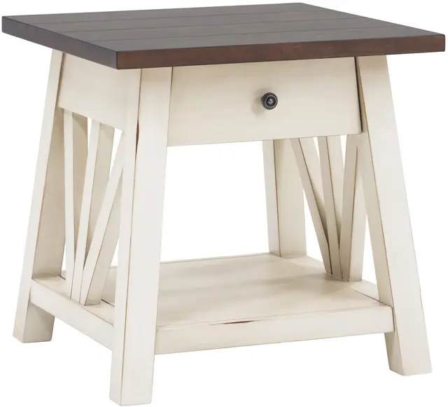 95f39a69dc9f8ab126f3ee5ecf462732 Pinebrook End Table - Image 1