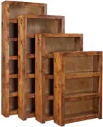 Contemporary Alder 84" Bookcase - Image 3