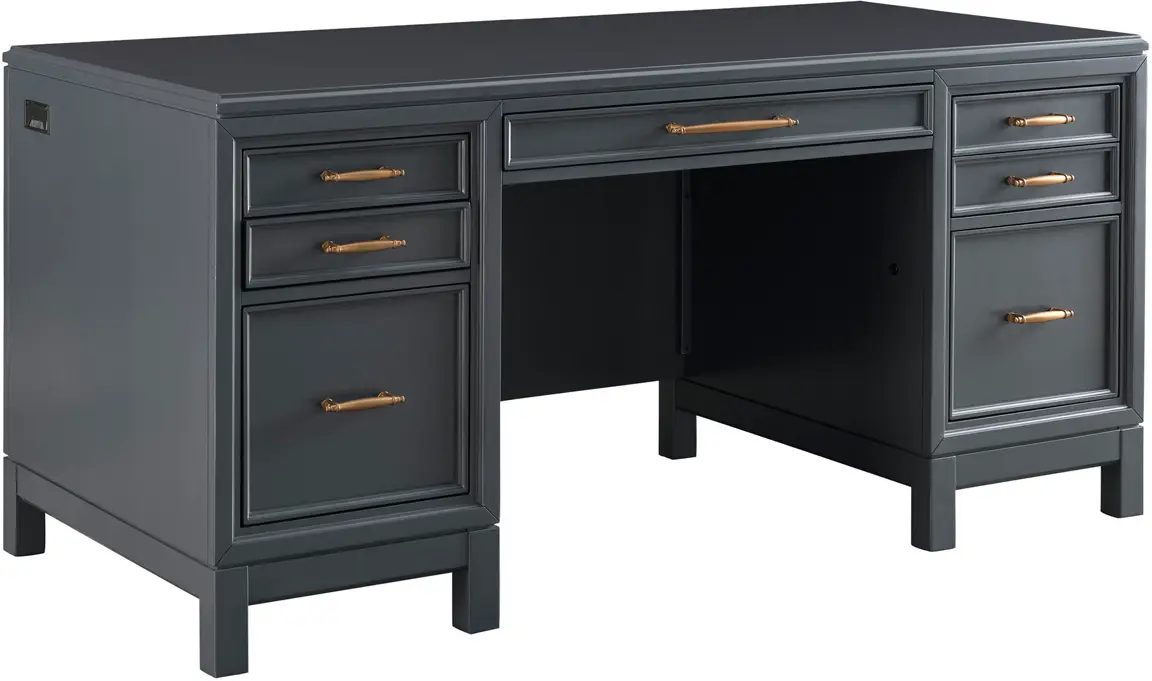 a53ded952f83162923ccaf675e322f0f Alexander 66" Executive Desk - Image 1