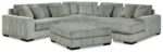 Lindyn 5-Piece Sectional and Ottoman - Image 2