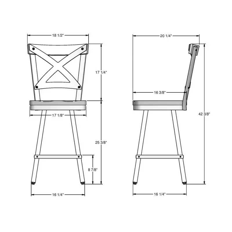 ae9c1f7942397a6e268cf888efebde59 Jasper Swivel stool 41229-26WE/1B2587 - Image 1