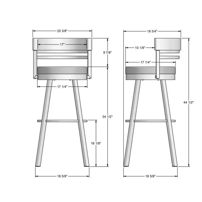 b79717d6f26996192af1cbbd4a2df55f Ronny Stools 41442-34/24BP - Image 1