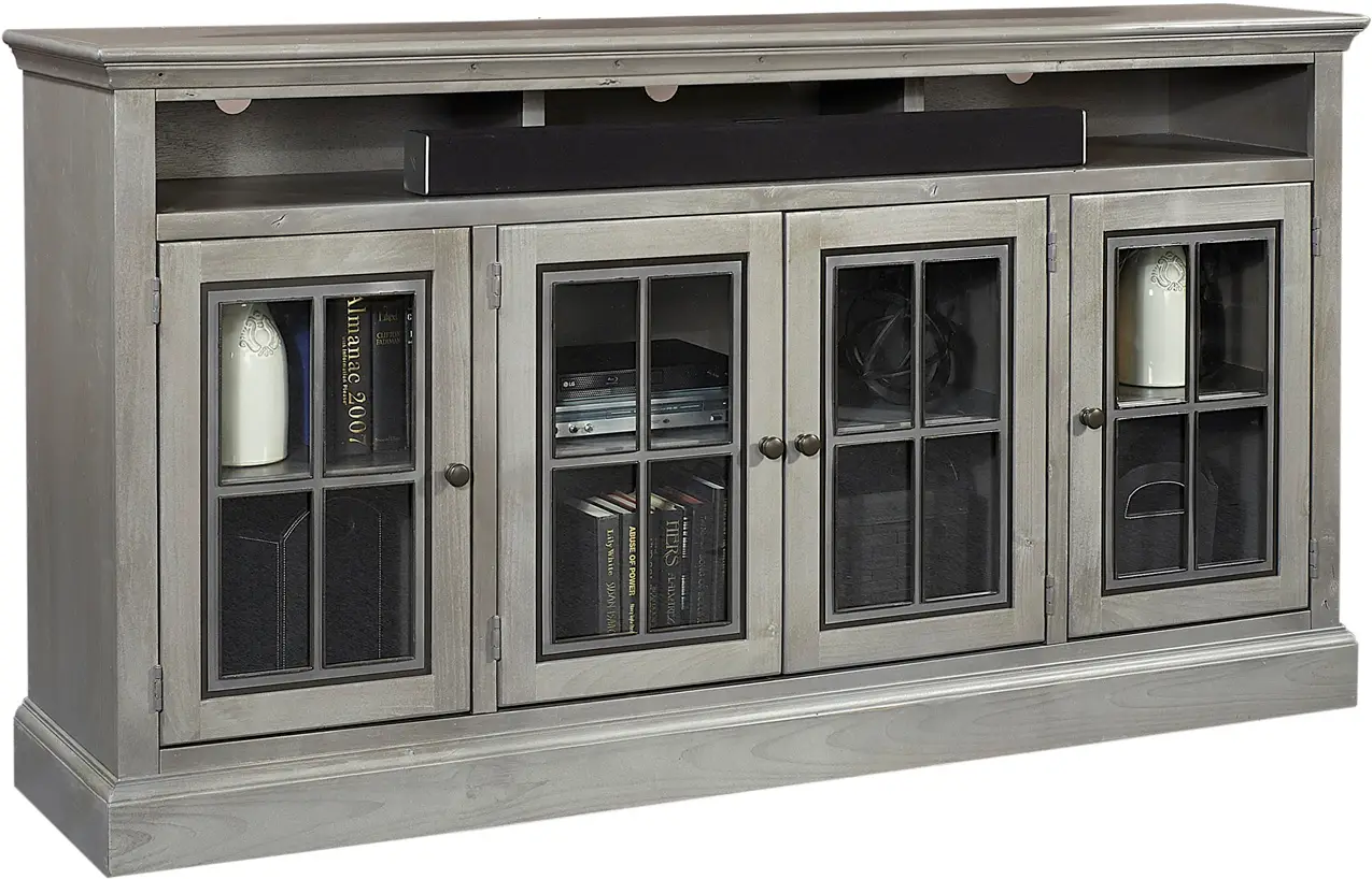 c0e6cdf05f73cc75fea401a9a2d4506f Churchill 73" Highboy Console W/ 4 Doors - Image 1