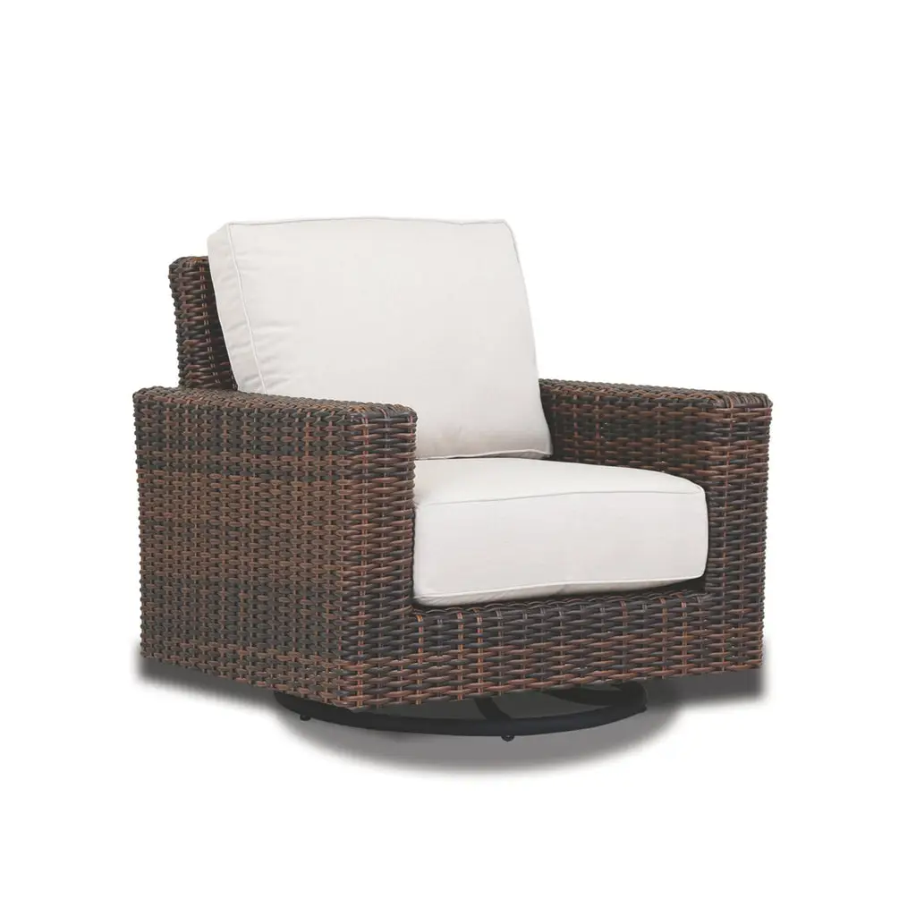 c8ea353642bf6170282ce3c3ab017931 Montecito Swivel Rocker Club Chair in Canvas Flax w/ Self Welt - Image 1