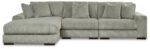 Lindyn 3-Piece Sectional and Oversized Swivel Accent Chair - Image 3