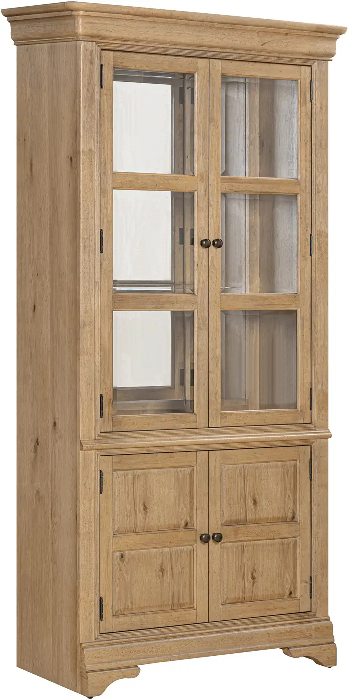 f9045b43a1d95450f85bf5086fba6002 Chateau Philippe Glass Door Bookcase - Image 1