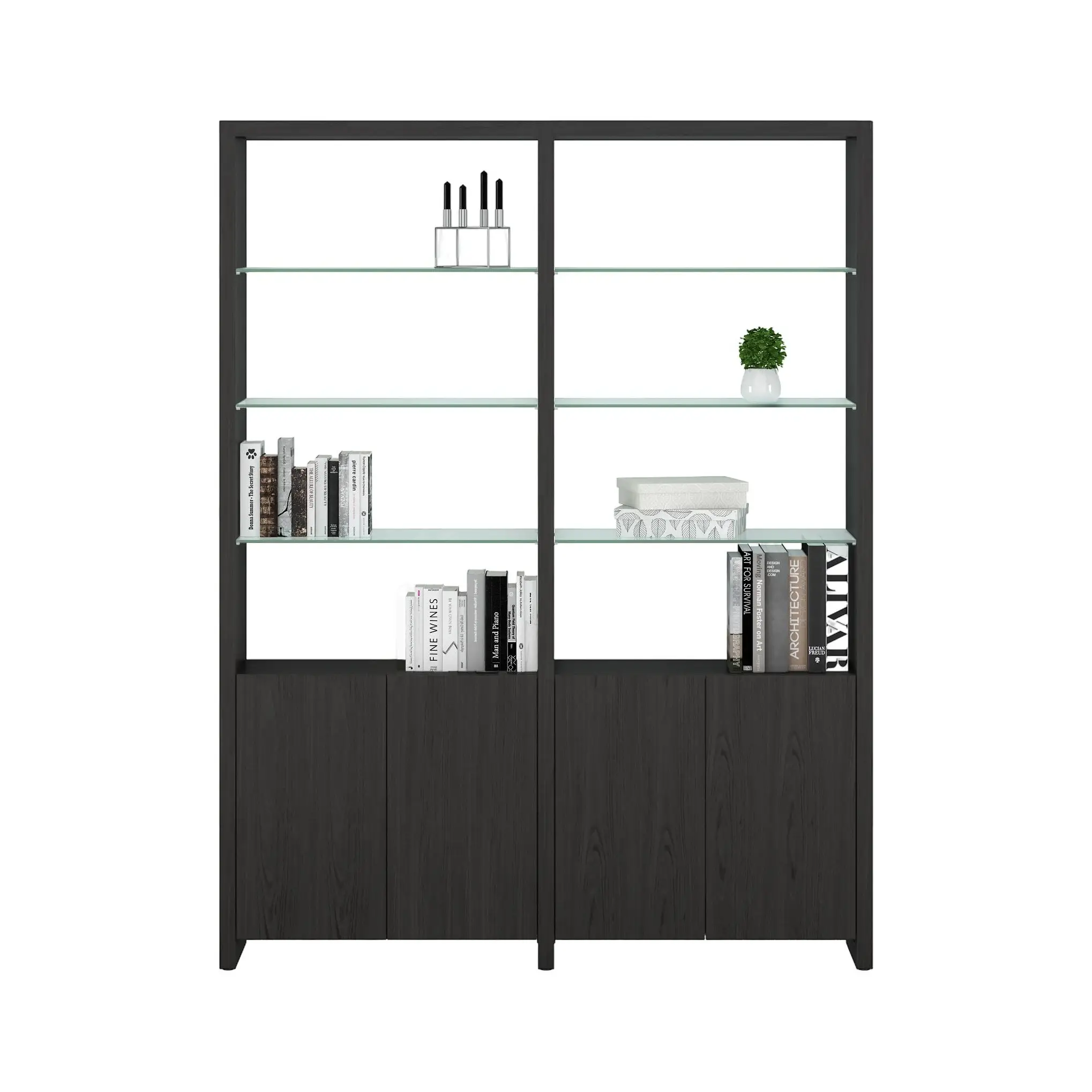 linea 580022 2 shelf system | 64" wide linea 580022 2 shelf system | 64" wide