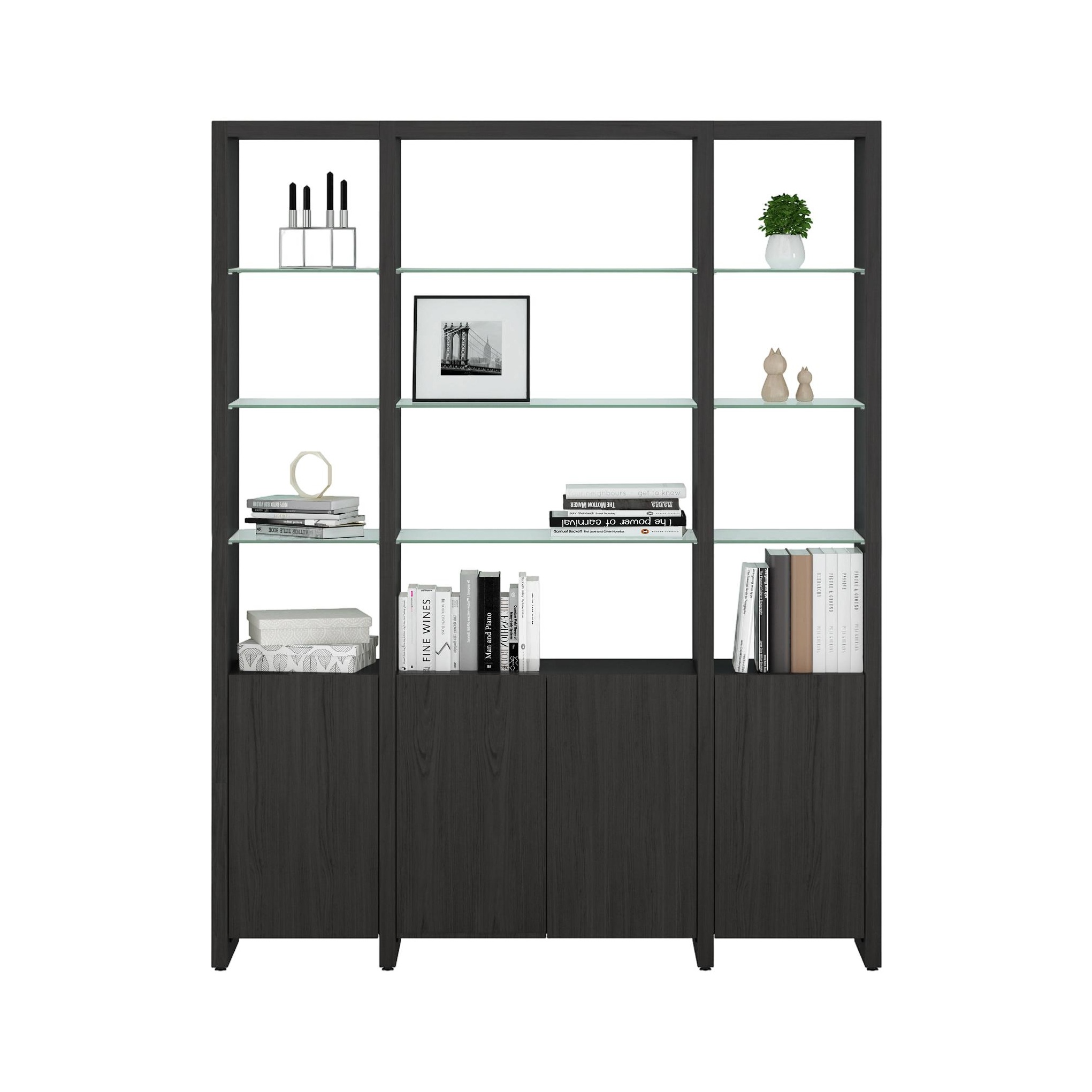 linea 580121 3 shelf system | 66" wide linea 580121 3 shelf system | 66" wide
